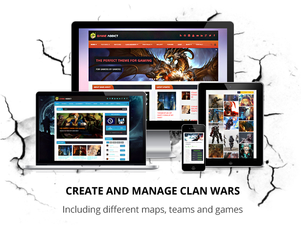 Clan War Gaming Template - 2